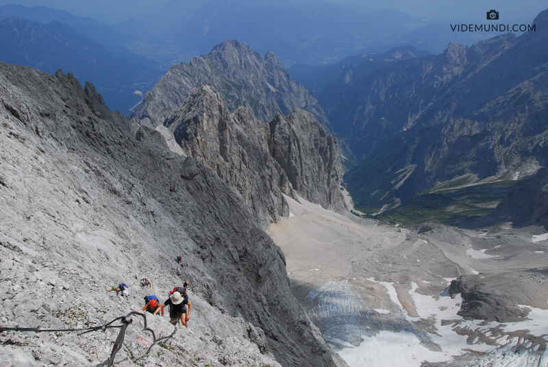 Climbing ZUGSPITZE