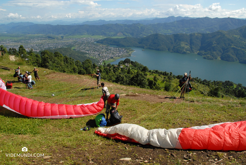 PARAGLIDING IN NEPAL