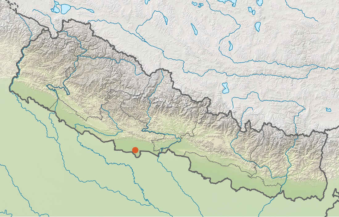 Lumbini Nepal Map