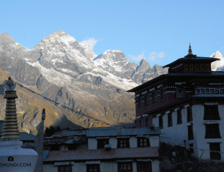 Tengboche Monastery in the Himalayas