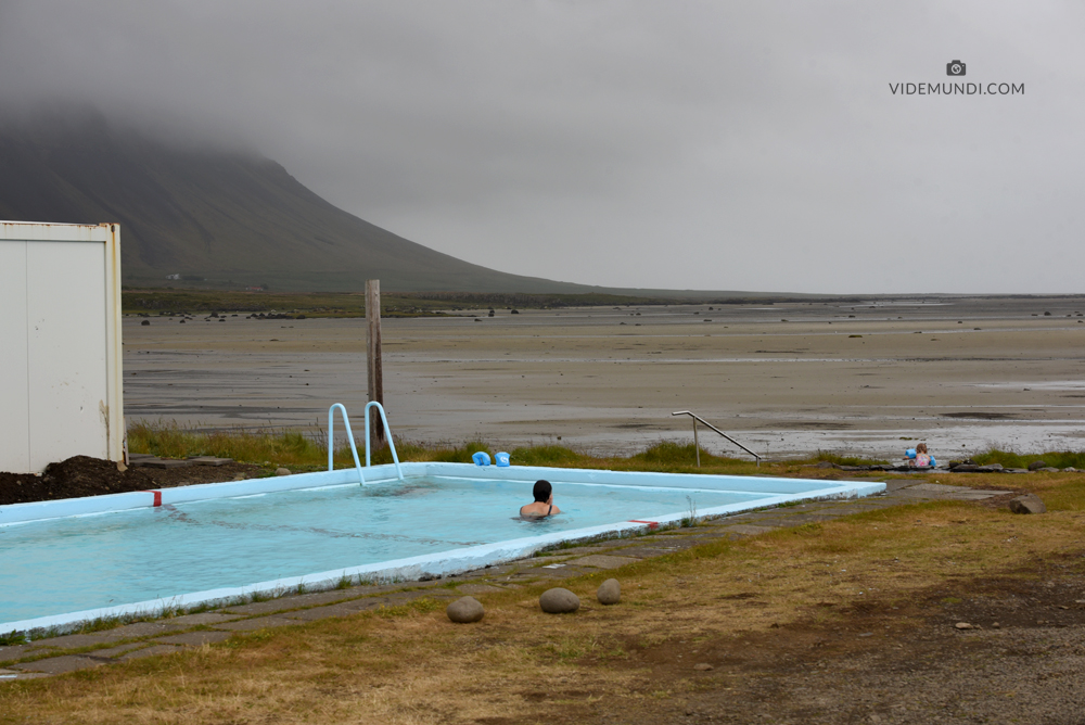 Westfjords Iceland Krosslaug hot pool