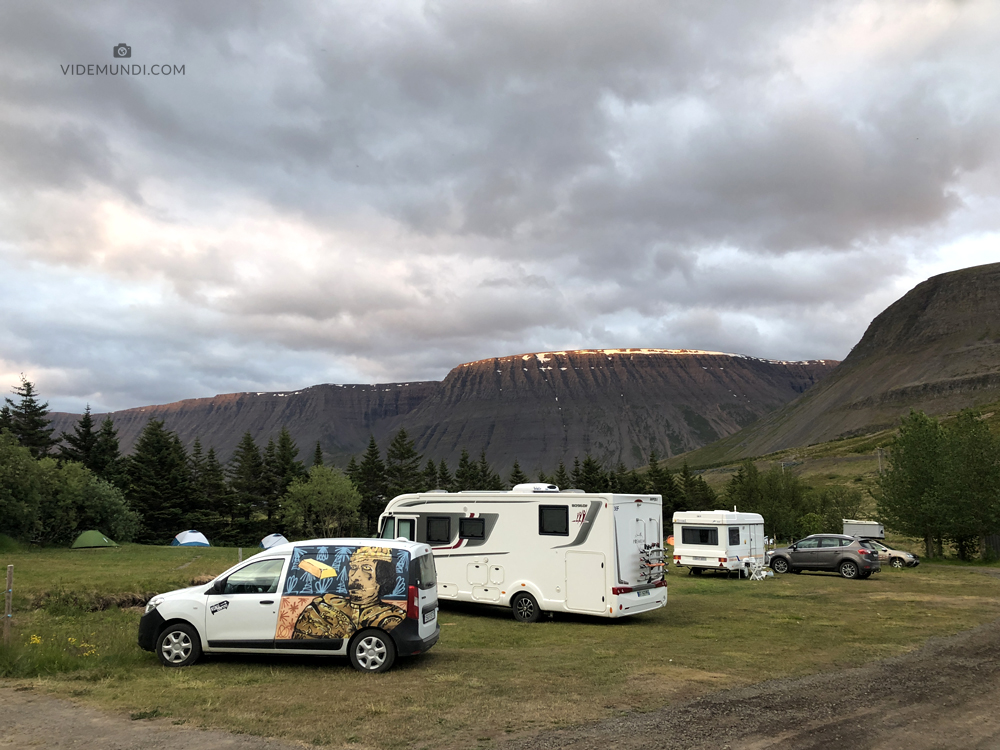 Westfjords Iceland Isafjordur camping